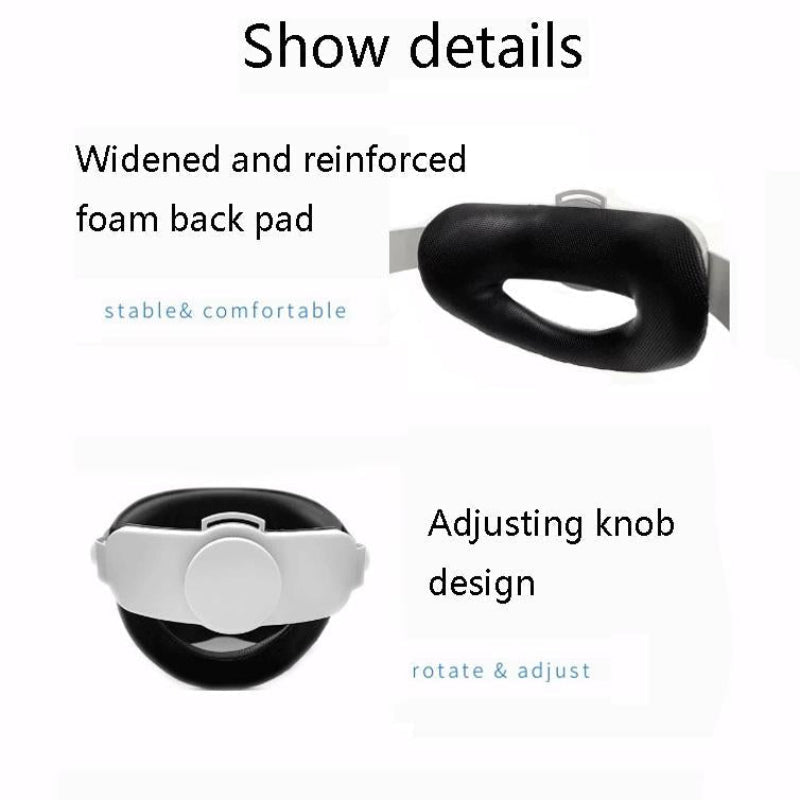 Vr Headset For Oculus Quest 2 With Durable Abs Material And Comfortable Design