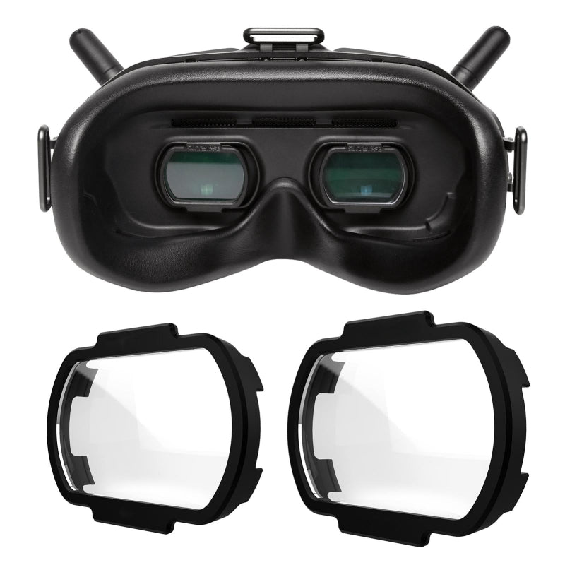 2 Pcs Myopia Lens Nearsighted Corrective Aspherical For Dji Fpv Goggles V2 150 Degree