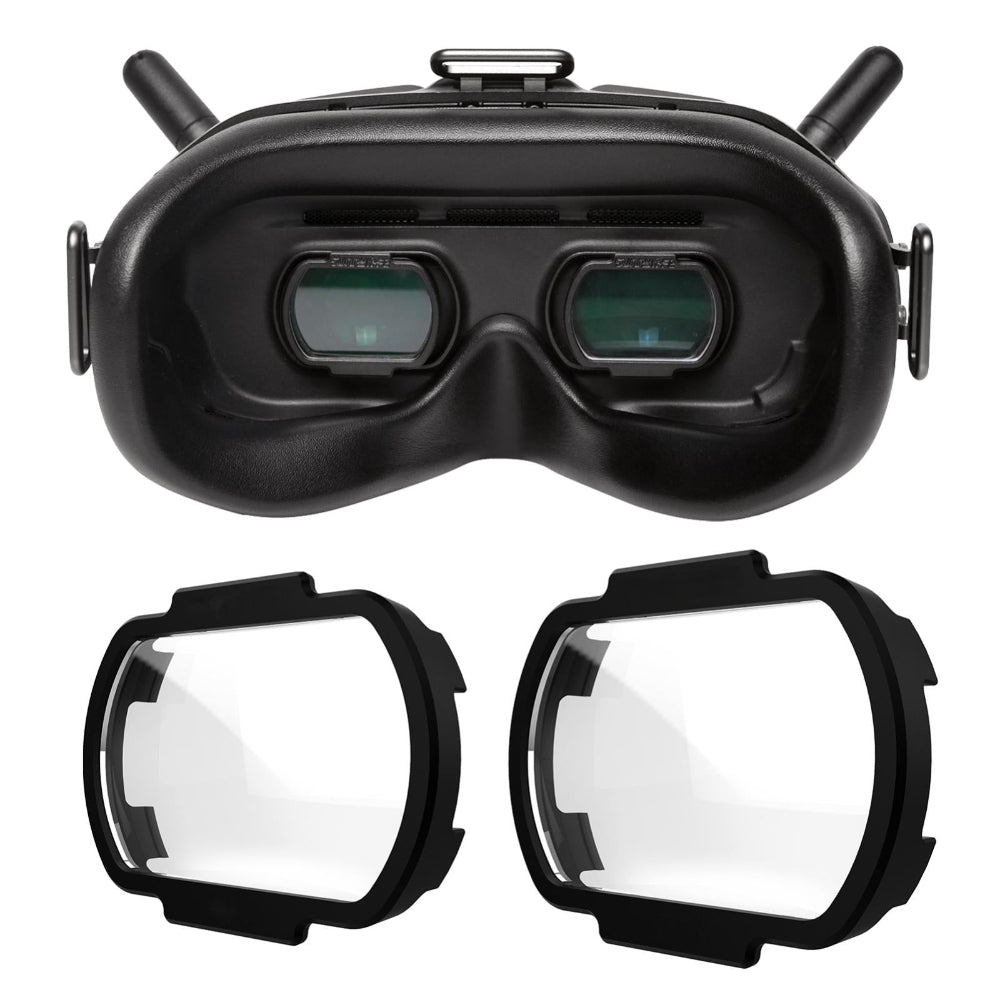 2 Pieces Aspherical Myopia Lens For Dji Fpv Goggles V2 200 Degree