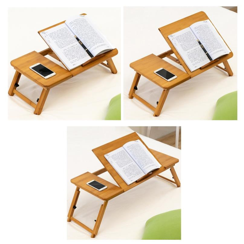 Folding Laptop Desk For Dorm Or Study Compact Design Easy Storage