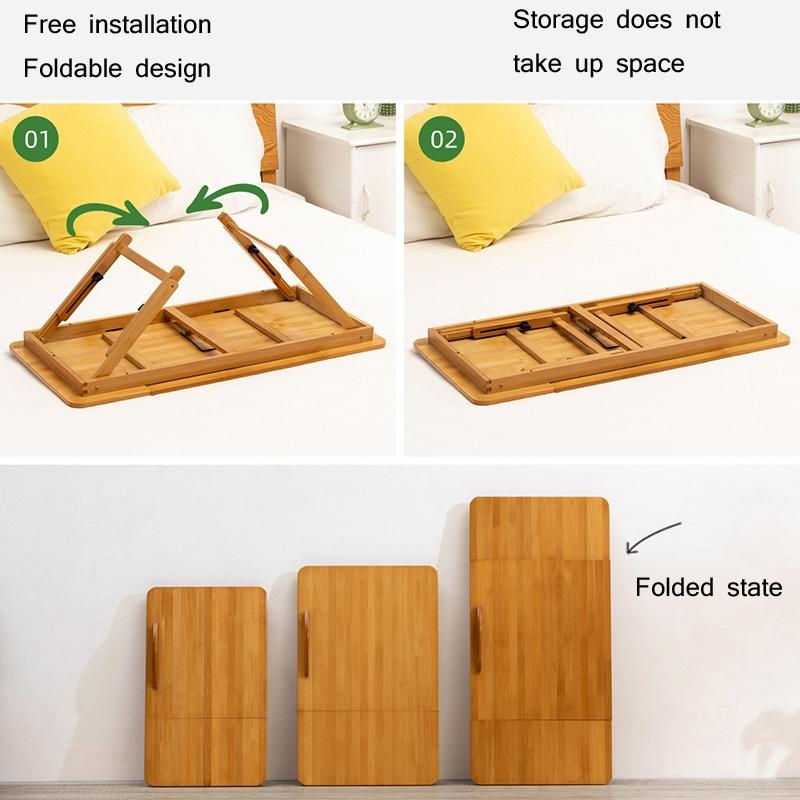 Folding Laptop Desk For Dorm Or Study Compact Design Easy Storage