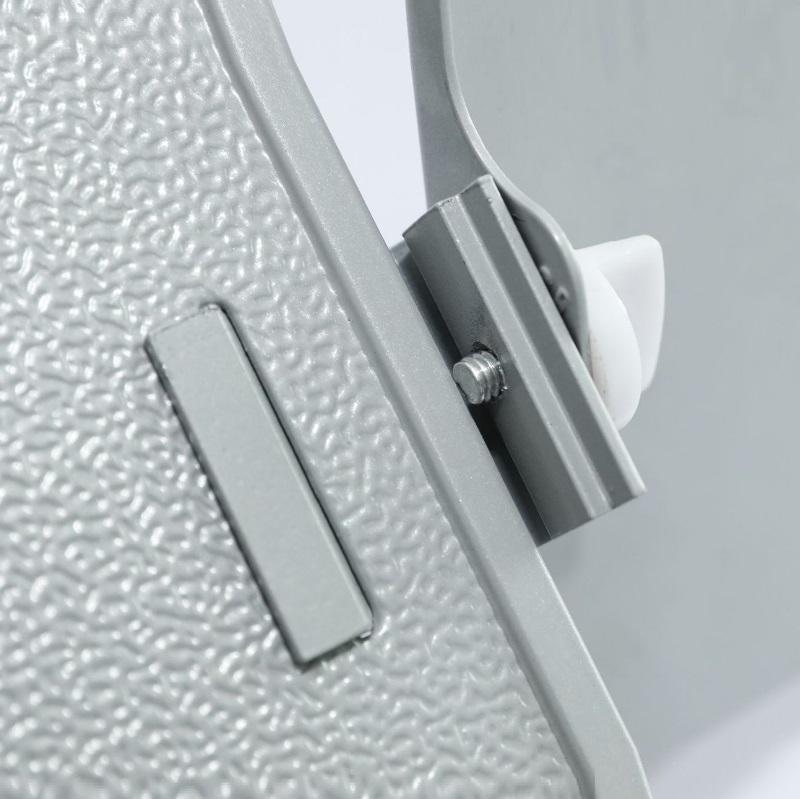 Folding Laptop Desk With Mouse Board In Silver Aluminium Alloy