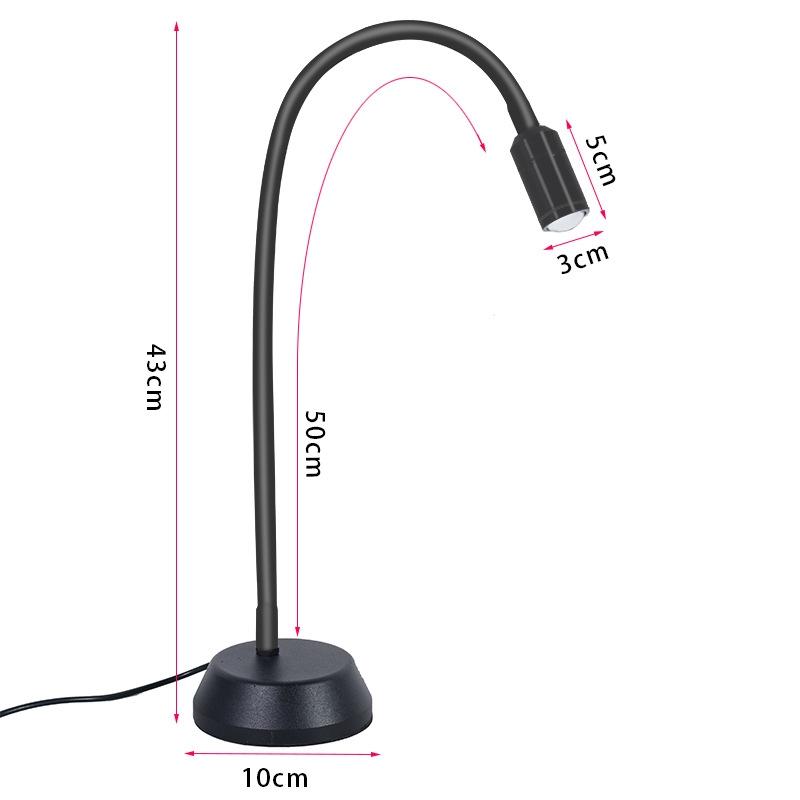 Double Head Led Jewelry Table Lamp For Live Photography Applications