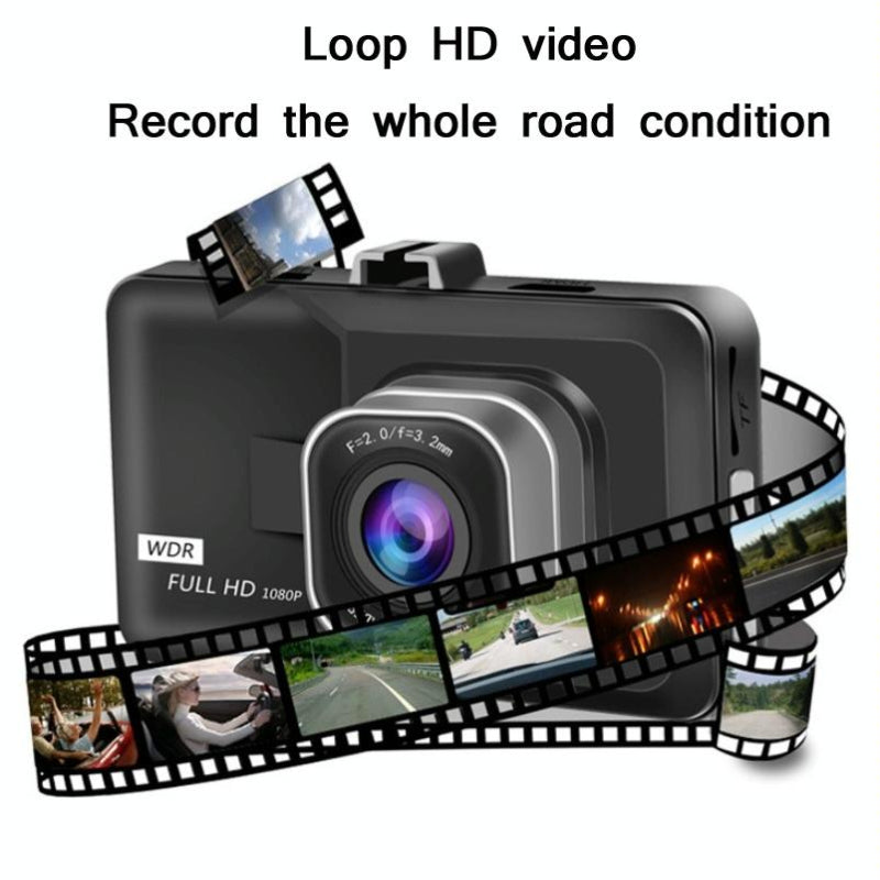 1080P High Definition Wide Angle Driving Recorder With Reversing Image Functionality