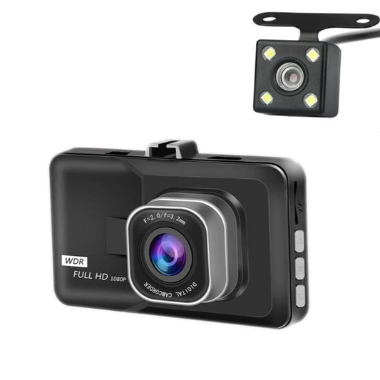 1080P Hd 3.0 Wide Angle Dash Cam With Reversing Image Function