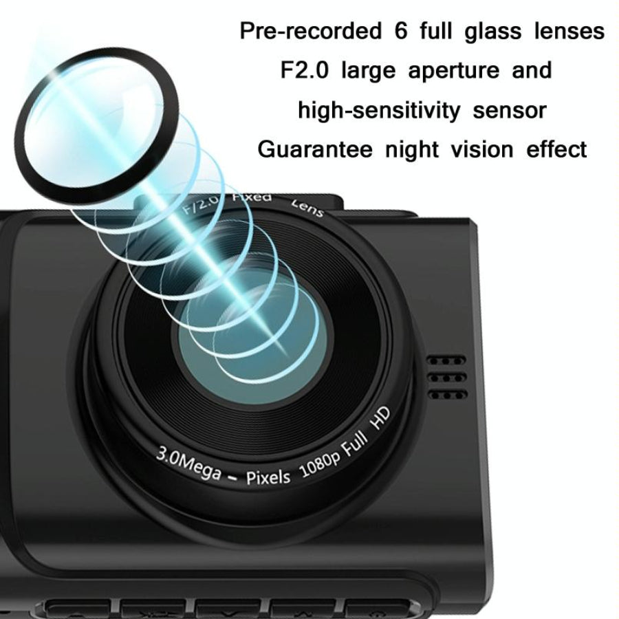 1080P In Car Night Vision Driving Recorder With Infrared Technology