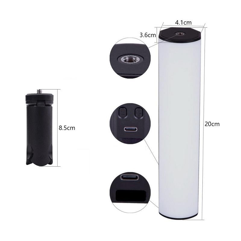 Outdoor Handheld Rgb Led Stick Light For Photography And Mobile Accessories
