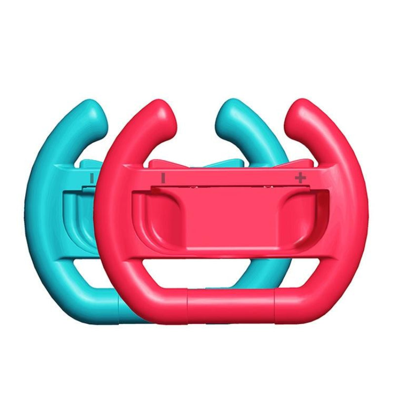 Red Steering Wheel Set For Nintendo Switch Oled With Display