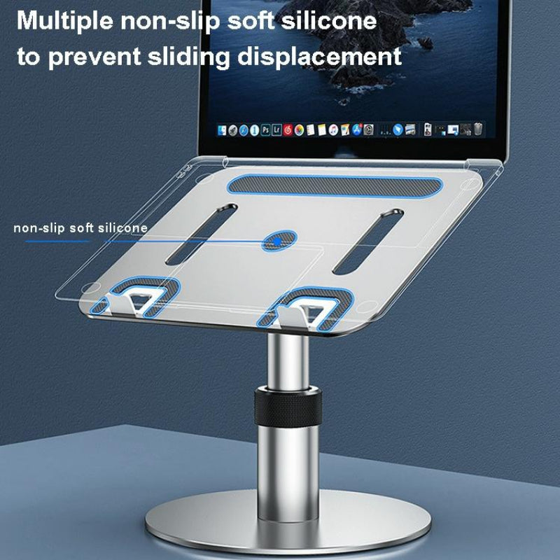 Aluminum Laptop Stand For Better Cooling And Ergonomic Use