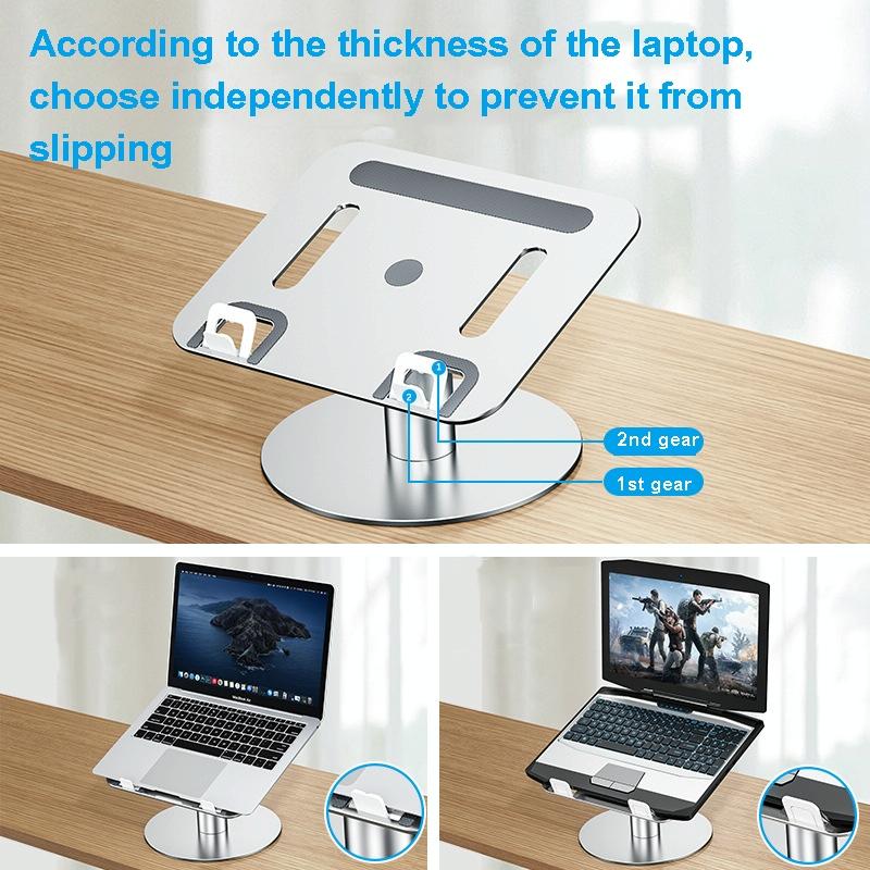 Aluminum Laptop Stand For Better Cooling And Ergonomic Use