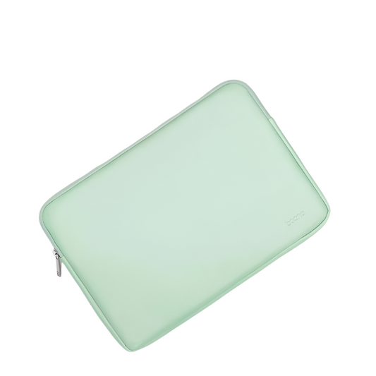 16 17 Inch Mint Green Pu Leather Laptop Bag Stylish Protective Case