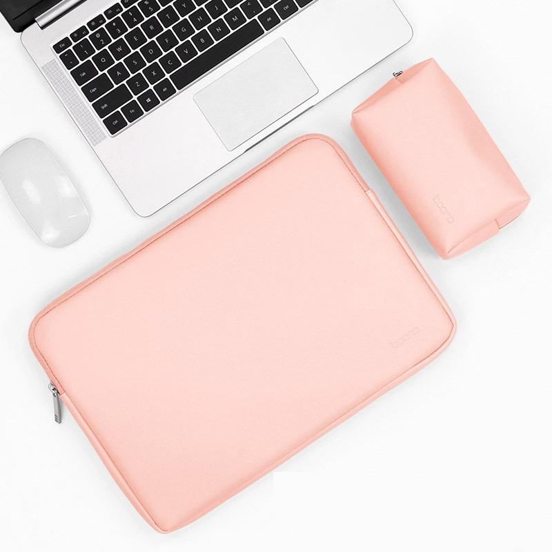 15 Inch 15.6 Power Pink Pu Leather Laptop Bag Protective Carrying Case