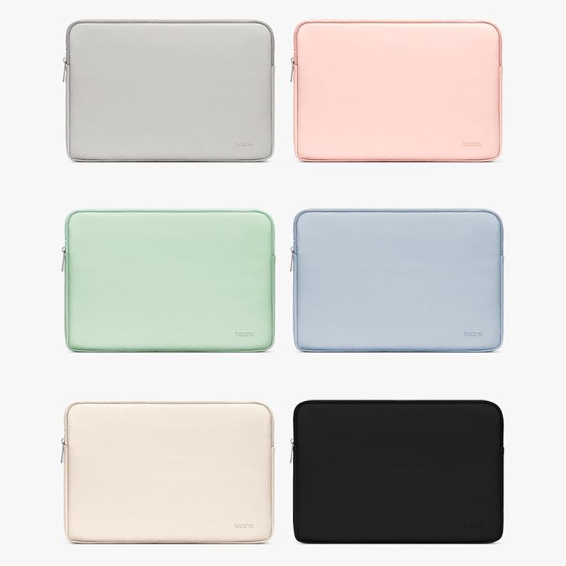 Apricot Pu Leather Laptop & Power Bag 13 / 13.3 14 Inch