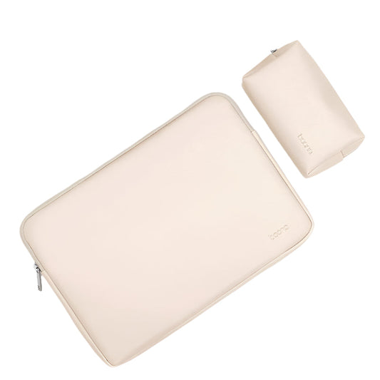 Apricot Pu Leather Laptop & Power Bag 13 / 13.3 14 Inch