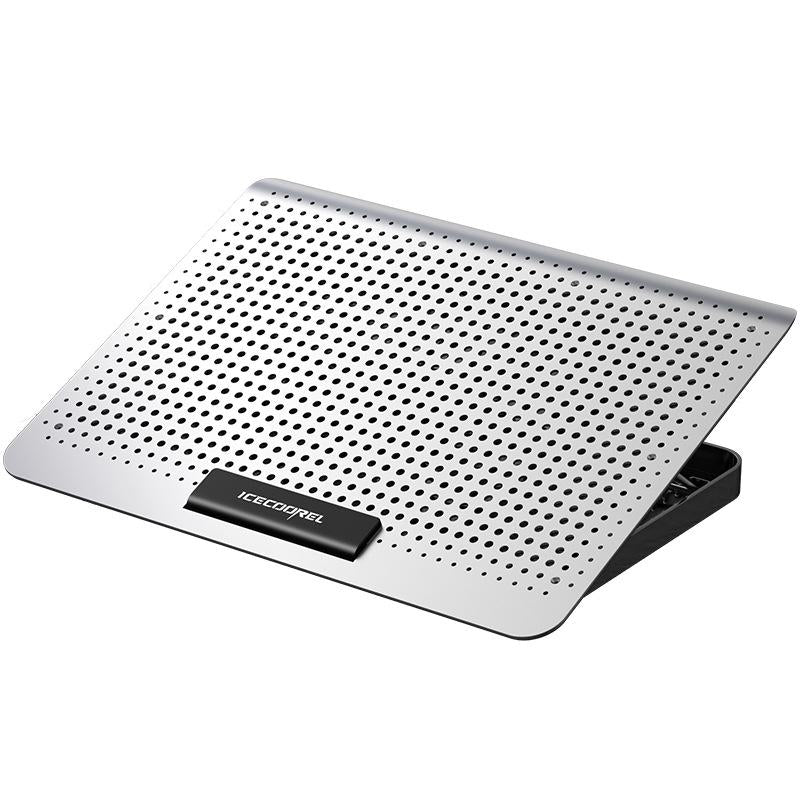 Space Silver Silent Laptop Cooler Efficient Cooling Pad For Use