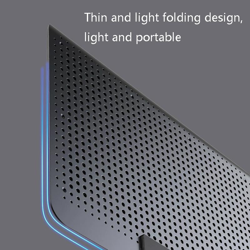 6 Fan Alloy Laptop Cooling Bracket For Quiet Efficient Heat Dissipation