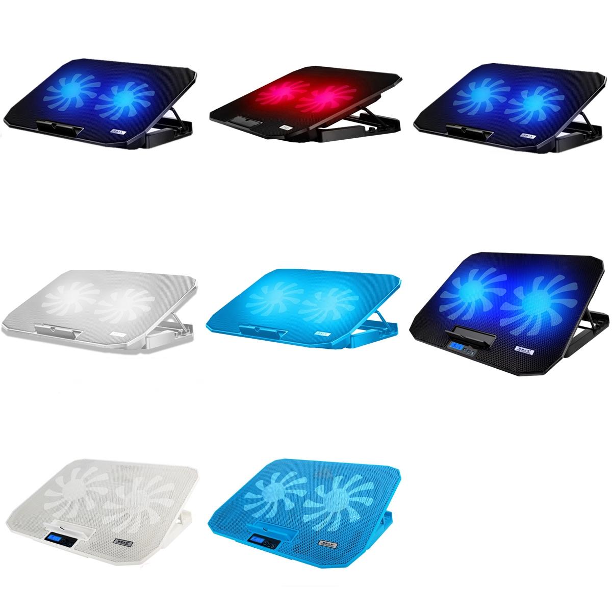 Dual Fan Laptop Cooling Stand For Computers And Tablets In Ivory