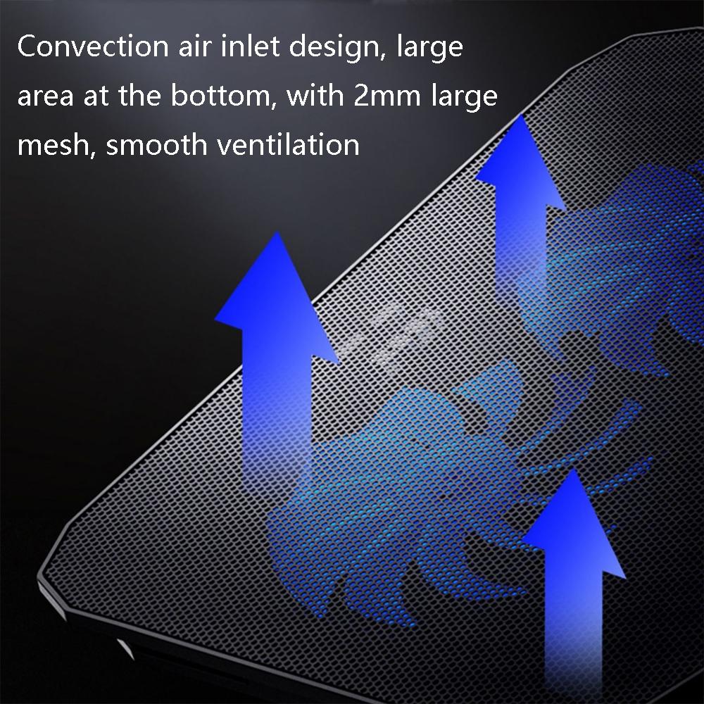 Dual Fan Laptop Cooling Stand For Computers And Tablets In Ivory