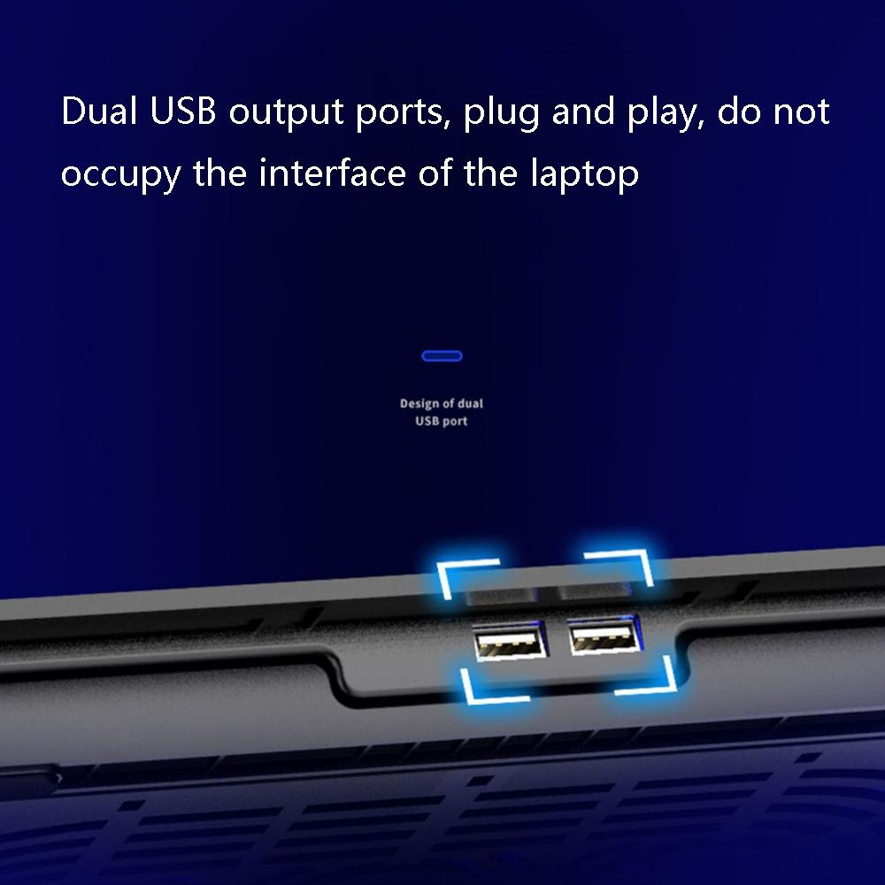 Dual Fan Laptop Cooling Stand For Computers And Tablets In Ivory
