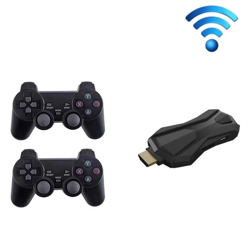Wireless Double Television Game Console With Dual Controllers And Storage Options