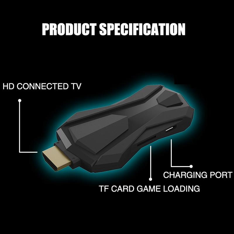 Wireless Double Television Game Console With Dual Controllers And Storage Options