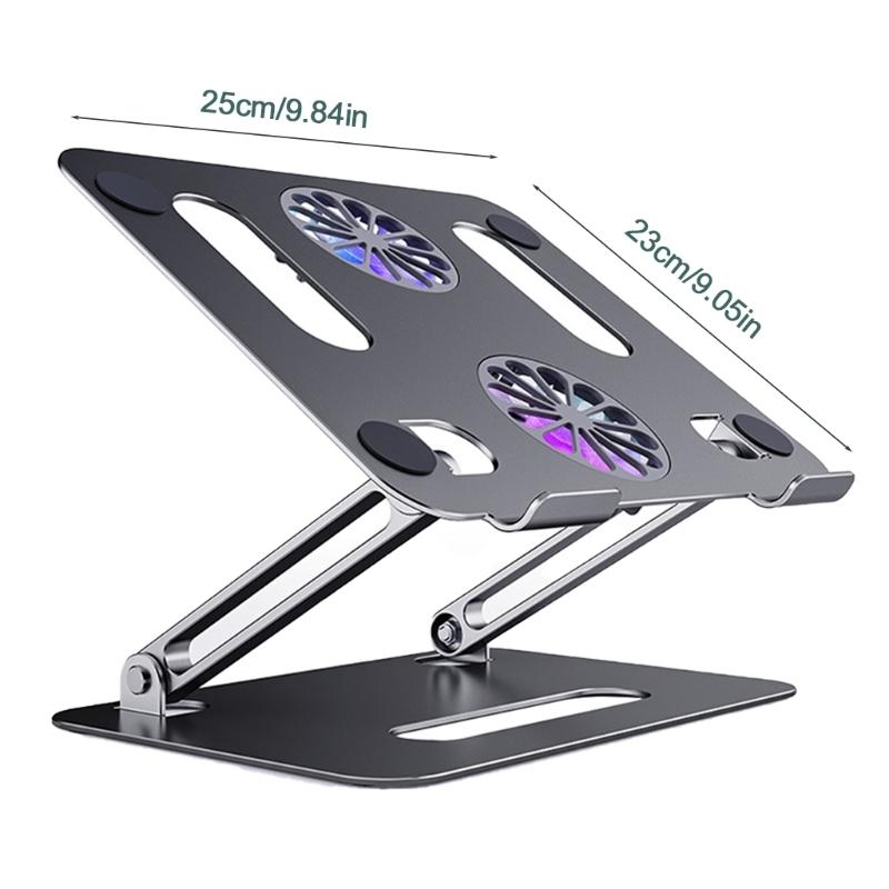 Aluminium Laptop Stand Foldable For Notebooks And Tablets Up To 17.3 Inches