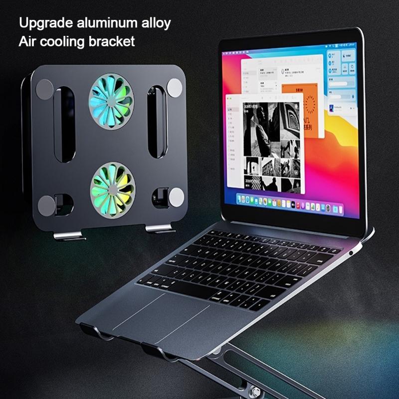 Aluminium Laptop Stand Foldable For Notebooks And Tablets Up To 17.3 Inches