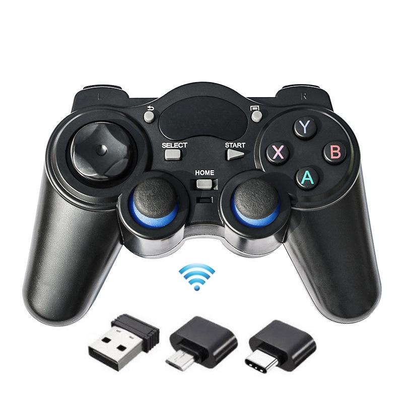 Wireless Gamepad For Personal Computer Playstation 3 And Android Television With Receiver