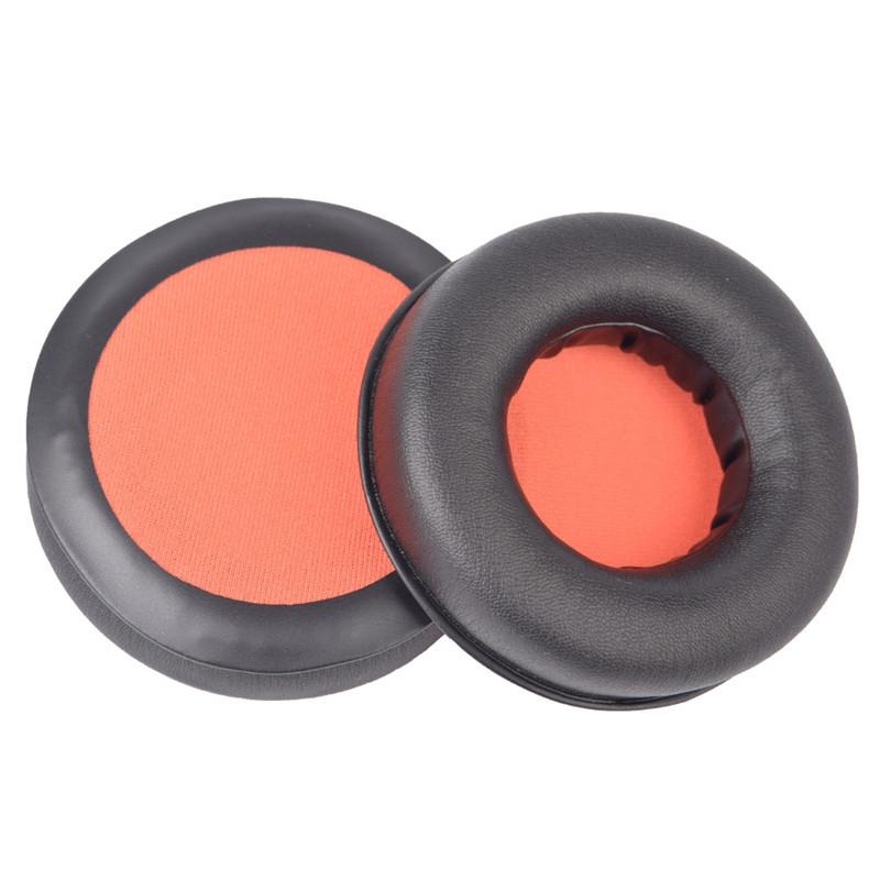 2 X Headset Sponge Earmuffs For Razer Kraken 7.1 V1 Pro Black Orange