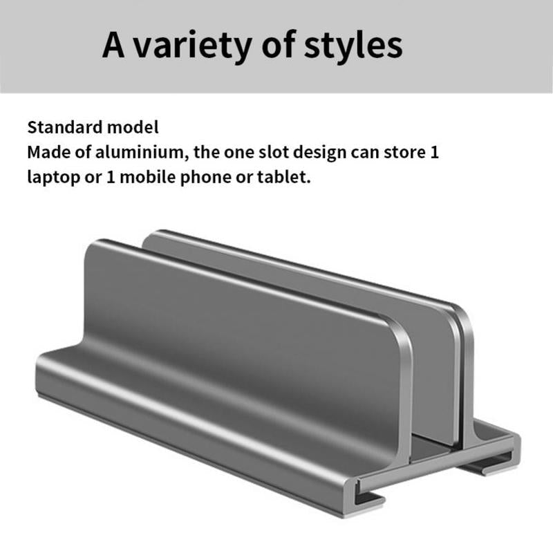 Versatile Aluminum Laptop Tablet Phone Stand Compact Design