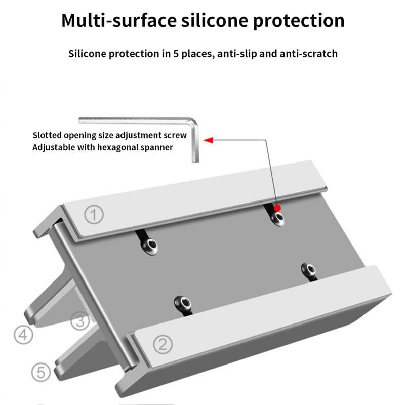 Multifunctional Aluminium Storage Stand For Laptop Tablet And Phone