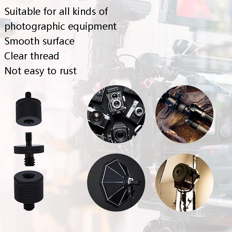 4 Pcs Screw Adapter A18 1/4 Female To M4 Male Set