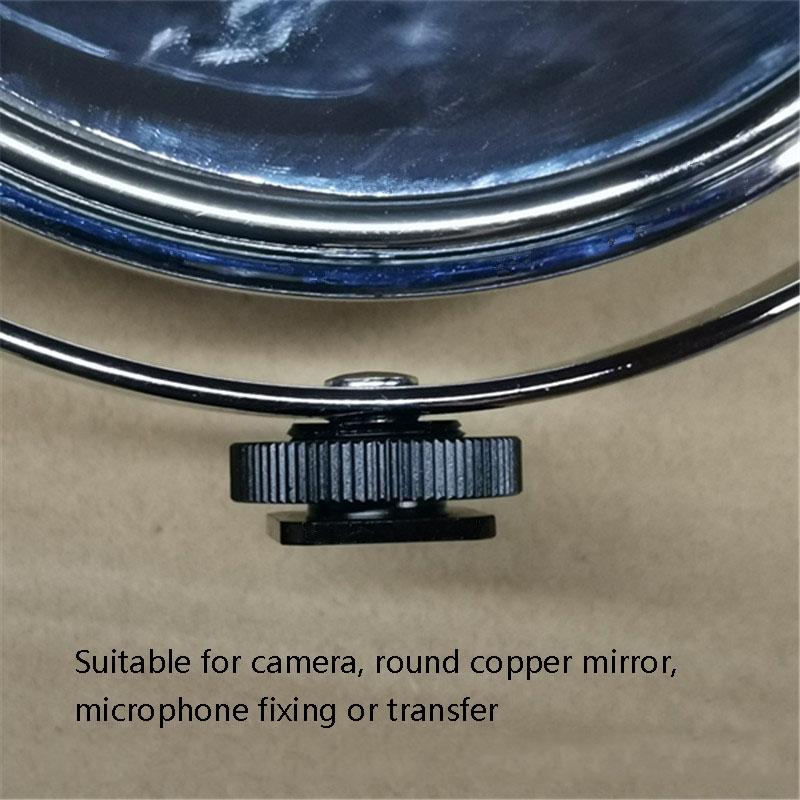 2 Pack Aluminium Hot Shoe Adapter 5/8 Male To M6 Female For Photography Equipment