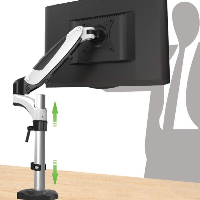 Rotating Desktop Monitor Stand For Adjustable Viewing Angles And Space Saving