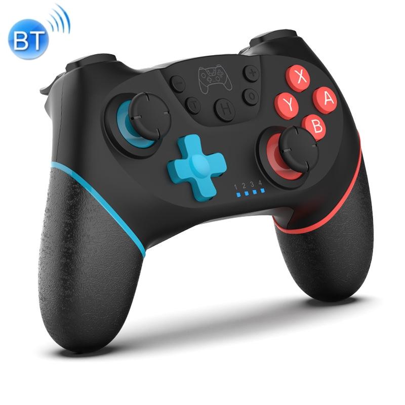 Switch Pro Gamepad With Macro Programming In Red For Enhanced Gaming Experience
