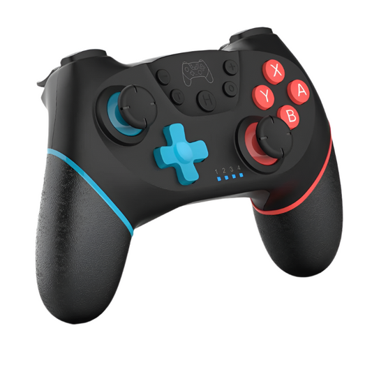 Switch Pro Gamepad With Macro Programming In Red For Enhanced Gaming Experience
