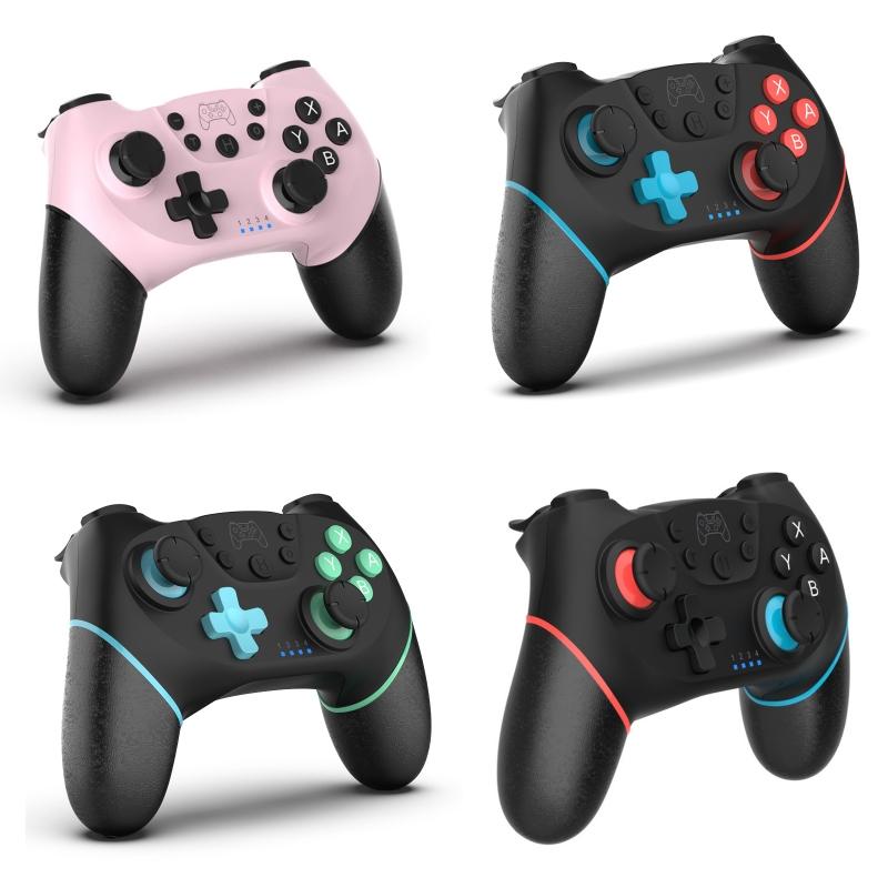Switch Pro Gamepad With Macro Programming In Red For Enhanced Gaming Experience