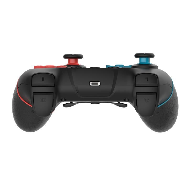 Switch Pro Gamepad With Macro Programming In Red For Enhanced Gaming Experience