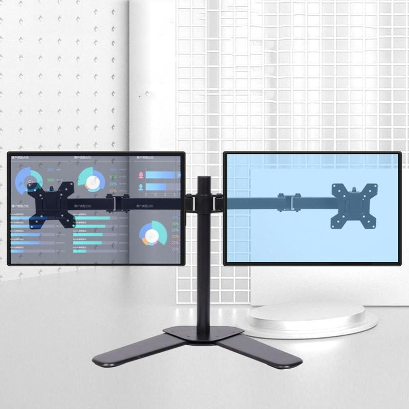Dual Monitor Stand For Desktop With Flexible Viewing Angles