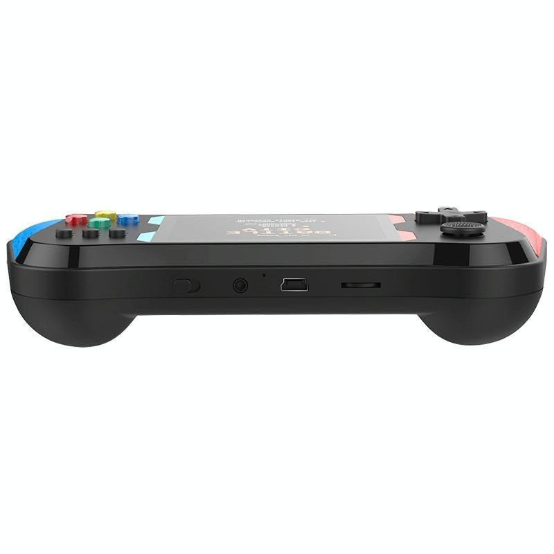 Double Black Handheld Game Console With 3.5 Inch Screen