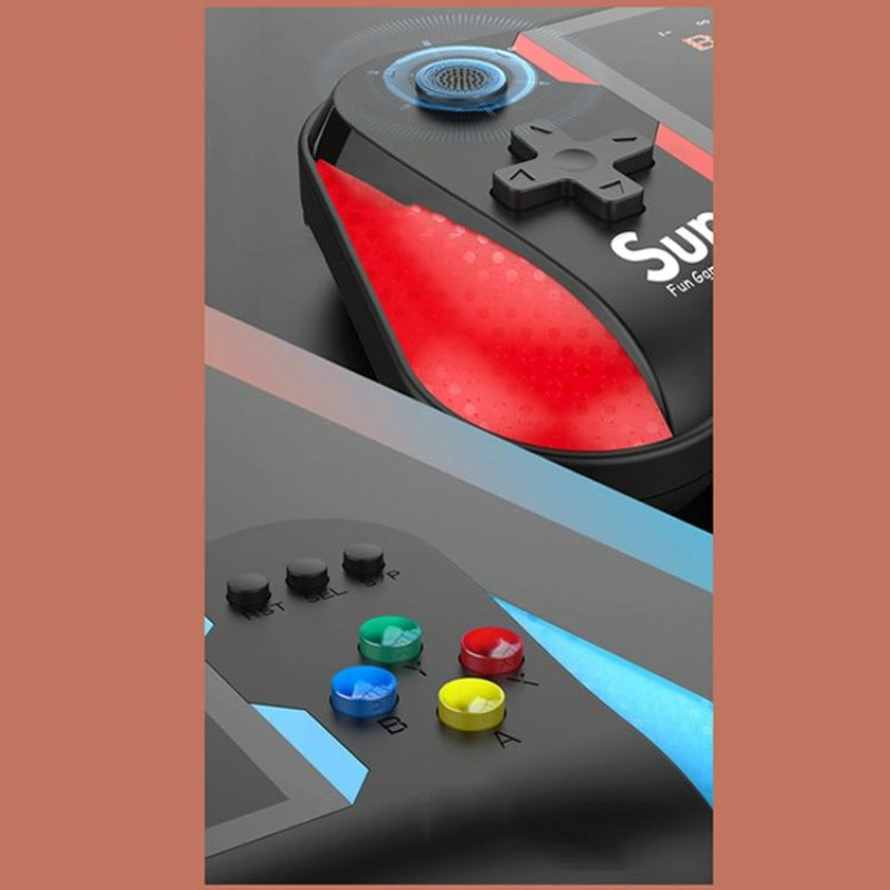 Double Red Handheld Game Console With 3.5 Inch Screen
