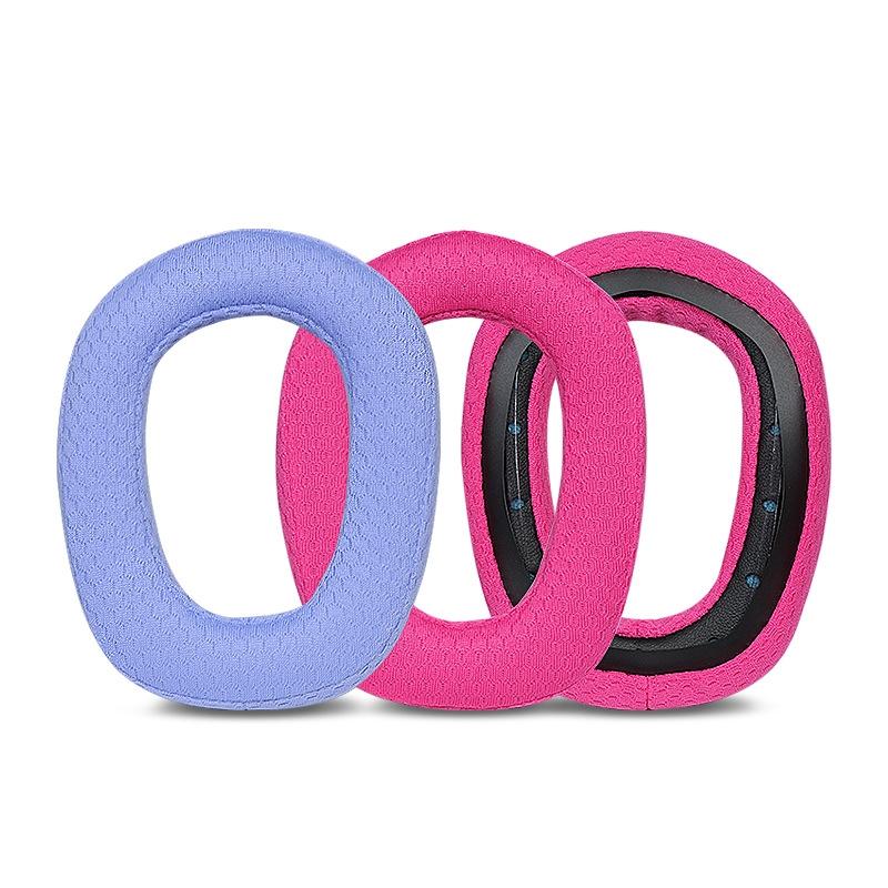 2 Pack Headrest Pads For Logitech G435 Rose Red Soft Foam Replacement Covers
