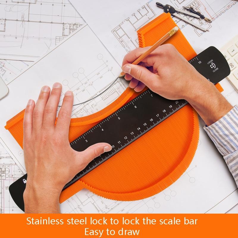 6 Metal Profile Utensil Contour With Lock Regular Width For Accurate Measurements