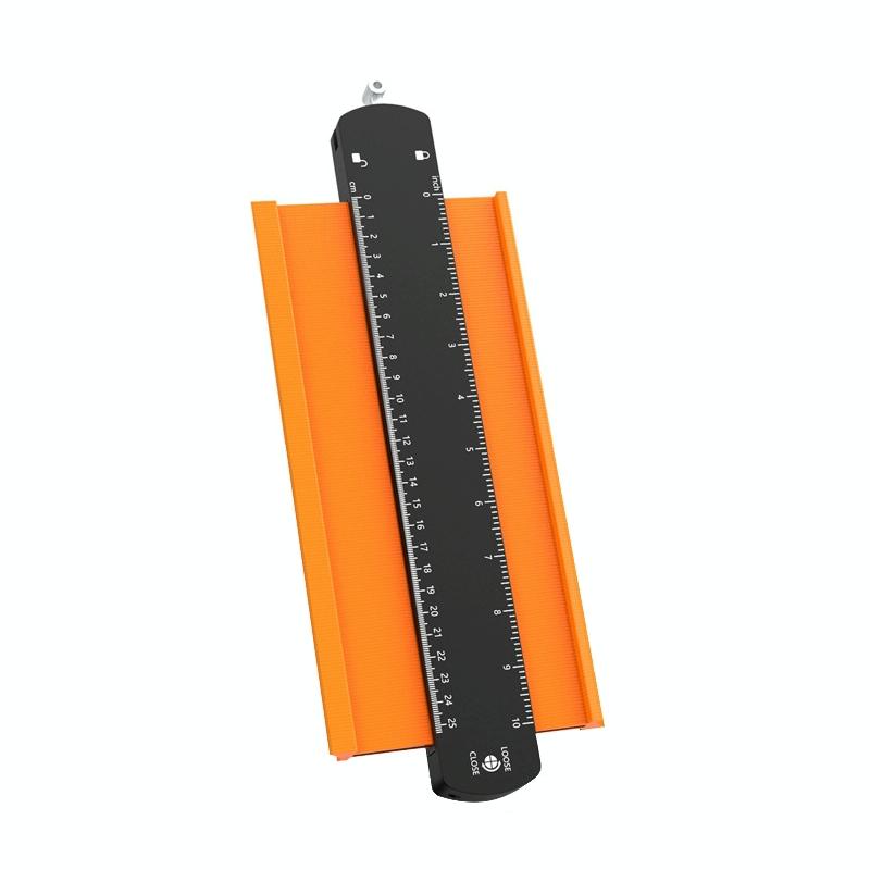10 Inch Widened Metal Profile Regular Utensils Contour With Lock For Precision Measurement