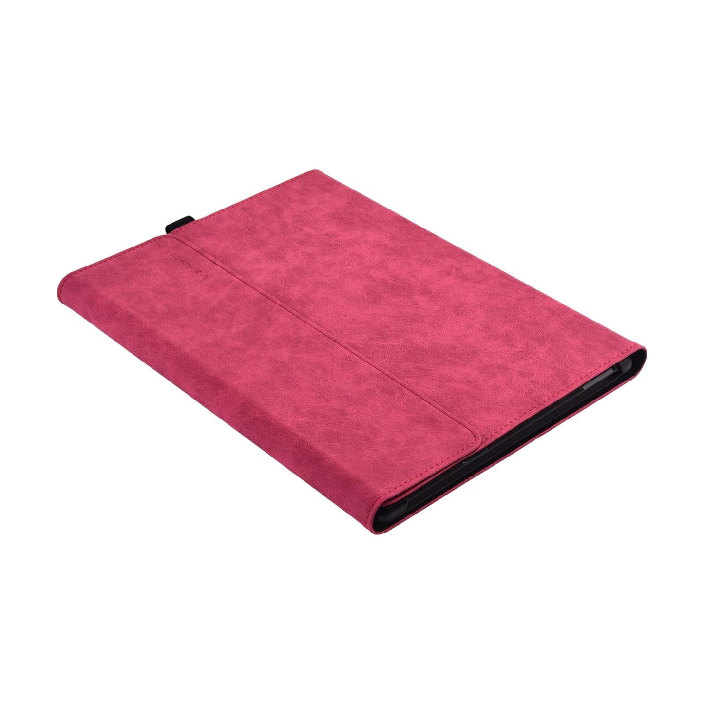 Rose Red Leather Tablet Case For Microsoft Surface Pro X 13 Inch