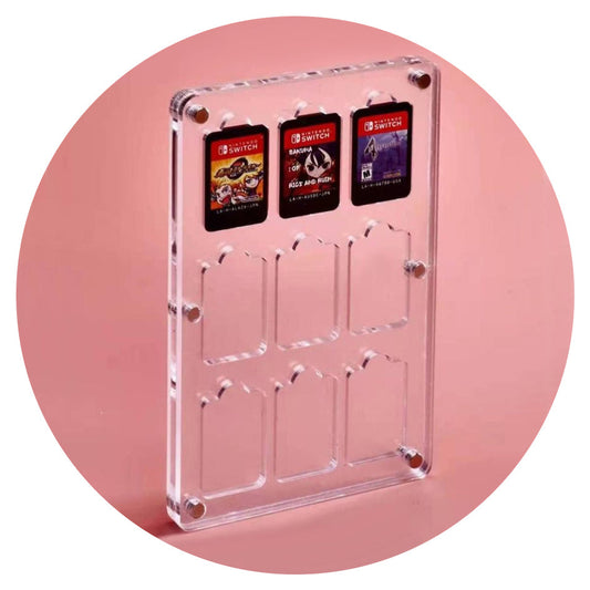 9 Grid Design Switch Magnetic Crystal Card Storage For Secure Organisation