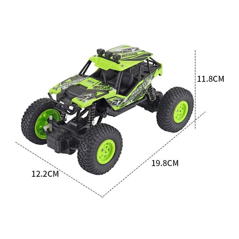 Blue Off Road Rc Car For Kids Alloy Remote Control Charging