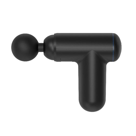 Black Mini Vibrating Fascia Massage Gun For Portable Muscle Relief