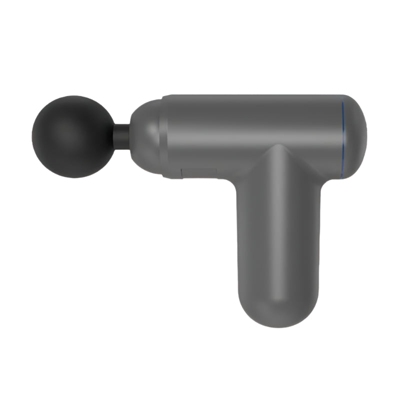 Compact Vibrating Fascia Massage Gun Gray