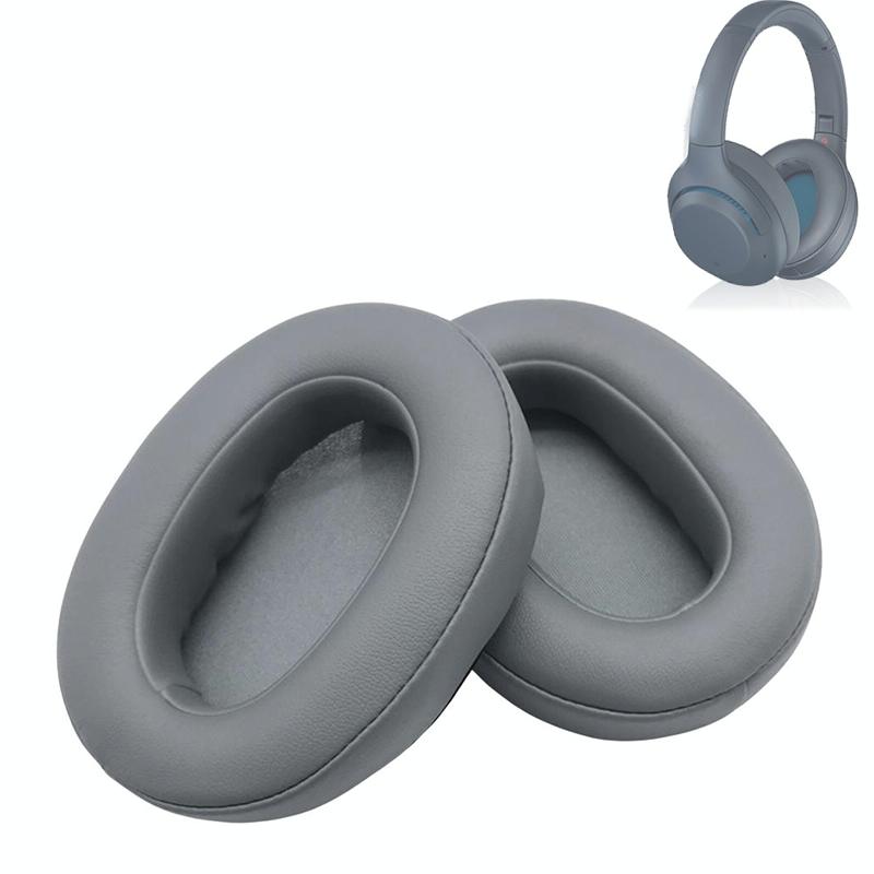 2 Pack Protein Skin Earpads For Wh Xb900n Headphones Replacement Cushions Gray